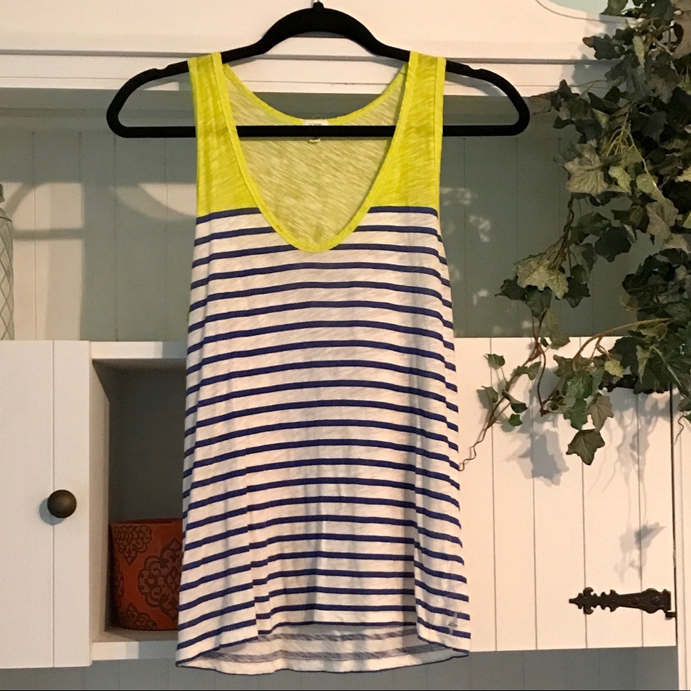 Striped J. Crew Tank Top